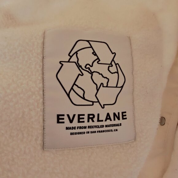 Everlane Cozy Oversize Teddy Liner Jacket XL - Picture 8 of 10